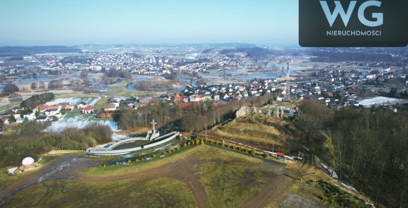 Kurzętnik, działka usługowa- ciekawa okolica, przy drodze, parking!